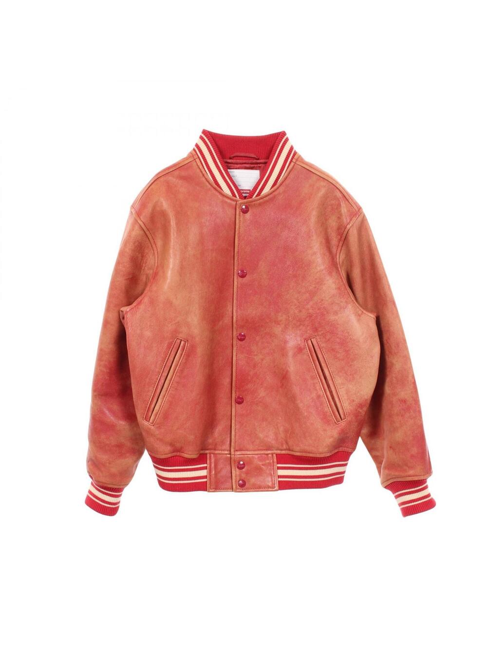 Supreme Painted Worm Leather Varsity #274853S84B